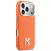 Dėklas Cg Mobile Sas Karl Lagerfeld Karl Head Logo MagSafe case for Iphone 18 Pro / iPhone 17 Pro oranžinis