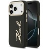 Karl Lagerfeld Karl Script Logo dėklas skirtas Apple iPhone 17 Pro juodos spalvos