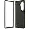 Karl Lagerfeld PU Karl and Choupette Heads Magnetic dėklas skirtas Samsung Galaxy Z Fold 7 juodos spalvos