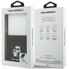 Karl Lagerfeld PU Saffiano Karl and Choupette dėklas Samsung Galaxy Z Flip 8 juodos spalvos