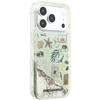 Dėklas Karl Lagerfeld Liquid Glitter Beach & Sand Case for iPhone 17 Pro / 18 Pro - rusvai gelsvas