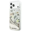 Dėklas Karl Lagerfeld Liquid Glitter Beach & Sand Case for iPhone 17 Pro Max / 18 Pro Max - rusvai gelsvas