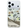 Dėklas Karl Lagerfeld Liquid Glitter Beach & Sand Case for iPhone 17 Pro Max / 18 Pro Max - rusvai gelsvas