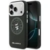 Dėklas Karl Lagerfeld Point &amp; Choupette Sketch MagSafe Case for iPhone 17 Pro Max - Juodas