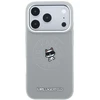 Dėklas Karl Lagerfeld Point & Choupette Sketch MagSafe do iPhone 18 Pro / 17 Pro pilka