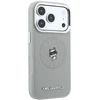 Dėklas Karl Lagerfeld Point & Choupette Sketch MagSafe do iPhone 18 Pro / 17 Pro pilka