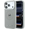 Dėklas Karl Lagerfeld Point & Choupette Sketch MagSafe do iPhone 18 Pro / 17 Pro pilka