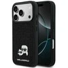 Dėklas Karl Lagerfeld case for IPHONE 17 Pro KLHCP17L6PRKCLK (Rhinestone W/ K&amp;C PIN) juodas