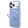 Dėklas Cg Mobile Sas Karl Lagerfeld Ring Stand 360 Saffiano Classic Logo MagSafe case for Iphone 18 Pro Max / 17 Pro Max mėlynas