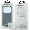 Dėklas Karl Lagerfeld case for IPHONE 18 Pro Max/17 Pro Max compatible with MagSafe (Ring Stand 360 Saffiano Classic Logo) juodas