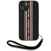 Dėklas Karl Lagerfeld Saffiano Athleisure Stripes Cord skirtas Apple iPhone 15 red