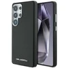 Karl Lagerfeld Saffiano Full Wrapped Elongated Metal Logo MagSafe Samsung Galaxy S25 Ultra dėklas telefonui juodos spalvos