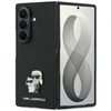 Karl Lagerfeld PU Saffiano Karl and Choupette dėklas Samsung Galaxy Z Fold 8 Ultra juodos spalvos