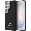 Dėklas Karl Lagerfeld Saffiano KC Metal Logo MagSafe do Samsung Galaxy S26 Ultra juoda