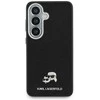 Dėklas Karl Lagerfeld Saffiano KC Metal Logo MagSafe do Samsung Galaxy S26 juoda