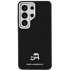 Dėklas Karl Lagerfeld Saffiano KC Metal Logo MagSafe do Samsung Galaxy S26 Ultra juoda