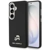 Dėklas Karl Lagerfeld Saffiano KC Metal Logo MagSafe do Samsung Galaxy S26 juoda