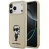 Dėklas Karl Lagerfeld Silicone Karl Sketch & Logo MagSafe Case for iPhone 17 Pro Max - Brown