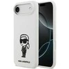 Dėklas Karl Lagerfeld Silicone Karl Sketch &amp; Logo MagSafe Case for iPhone 17 Air - Baltas