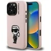 Dėklas Karl Lagerfeld Silicone Karl Sketch MagSafe Case for iPhone 16 Pro Max - Rožinė