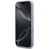 Dėklas Karl Lagerfeld Silicone Karl&Choupette Ring MagSafe do iPhone 18 Pro / 17 Pro violetinė