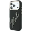 Dėklas Karl Lagerfeld Smooth Big Resin Signature Logo Case for iPhone 18 Pro / 17 Pro - Juodas