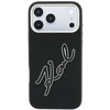 Dėklas Karl Lagerfeld Smooth Big Resin Signature Logo Case for iPhone 18 Pro Max / 17 Pro Max - Juodas