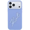 Dėklas Karl Lagerfeld Smooth Big Resin Signature Logo do iPhone 18 Pro Max / 17 Pro Max mėlyna