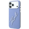 Dėklas Karl Lagerfeld Smooth Big Resin Signature Logo do iPhone 18 Pro Max / 17 Pro Max mėlyna