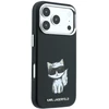 Dėklas Karl Lagerfeld Smooth Choupette Sketch MagSafe Case for iPhone 18 Pro / 17 Pro / 18 Pro - Juodas