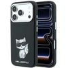 Dėklas Karl Lagerfeld Smooth Choupette Sketch MagSafe Case for iPhone 18 Pro / 17 Pro / 18 Pro - Juodas
