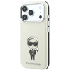 Dėklas Karl Lagerfeld Smooth Ikonik Sketch MagSafe do iPhone 18 Pro Max / 17 Pro Max smėlio spalva