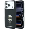 Dėklas Karl Lagerfeld Smooth Ikonik Sketch MagSafe Case for iPhone 18 Pro / 17 Pro - Juodas