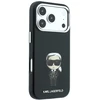 Dėklas Karl Lagerfeld Smooth Ikonik Sketch MagSafe Case for iPhone 18 Pro / 17 Pro - Juodas