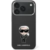 Dėklas Karl Lagerfeld Smooth Ikonik Sketch MagSafe Case for iPhone 18 Pro / 17 Pro - Juodas