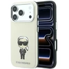 Dėklas Karl Lagerfeld Smooth Ikonik Sketch MagSafe do iPhone 18 Pro Max / 17 Pro Max smėlio spalva