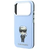 Dėklas Karl Lagerfeld case for IPHONE 18 Pro/ 17 Pro compatible with MagSafe (Smooth Ikonik Sketch) light mėlynas