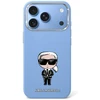 Dėklas Karl Lagerfeld Smooth Ikonik Sketch MagSafe do iPhone 18 Pro / 17 Pro Šviesiai mėlynas