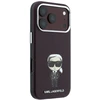 Karl Lagerfeld Smooth Ikonik Sketch MagSafe dėklas, skirtas iPhone 18 Pro / 17 Pro – bordo spalvos