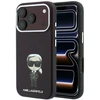 Dėklas Karl Lagerfeld dangtelis, skirtas IPHONE 18 Pro Max / 17 Pro Max, suderinamas su MagSafe (Smooth Ikonik Sketch), bordo spalvos