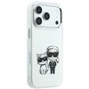 Dėklas Karl Lagerfeld Smooth Karl & Choupette Bodies Sketch MagSafe Case for iPhone 18 Pro Max / 17 Pro Max rusvai gelsvas