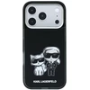 Dėklas Karl Lagerfeld Smooth Karl & Choupette Bodies Sketch MagSafe do iPhone 18 Pro / 17 Pro juoda