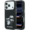Dėklas Karl Lagerfeld Smooth Karl & Choupette Bodies Sketch MagSafe do iPhone 18 Pro / 17 Pro juoda