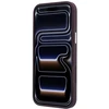 Dėklas Karl Lagerfeld with Ring Stand 360 Choupette Head Pin MagSafe do iPhone 18 Pro / 17 Pro bordo spalvos
