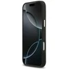 Lacoste PU Leather Champs Elysees MagSafe dėklas skirtas Apple iPhone 17 Pro Max juodos spalvos