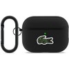 Lacoste Petit Pique Croc Logo Patch dėklas skirtas AirPods Pro 3 Juodas