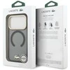 Lacoste PC/TPU Frosted Finish Gold Logo MagSafe dėklas skirtas Apple iPhone 17 Pro juodos spalvos