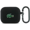 Lacoste Liquid Silicone Croc Logo dėklas skirtas Apple AirPods Pro 3 juodos spalvos