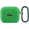 Lacoste Liquid Silicone Croc Logo dėklas skirtas Apple AirPods Pro 3 žalios spalvos