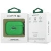 Lacoste Liquid Silicone Croc Logo dėklas skirtas Apple AirPods Pro 3 žalios spalvos